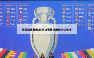 欧冠决赛录像(欧冠决赛录像国际米兰曼城)